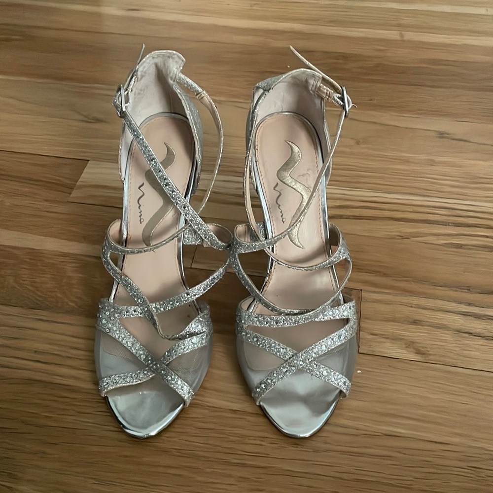 Silver heels